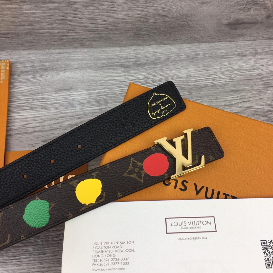 Louis Vuitton LV x YK LV Initiales 30mm Reversible Infinity Dots - FashionPlug