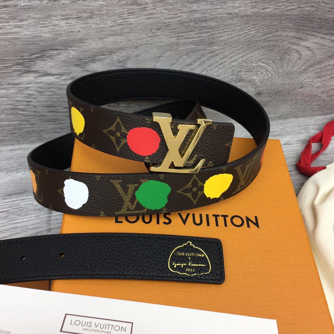 Louis Vuitton LV x YK LV Initiales 30mm Reversible Infinity Dots - FashionPlug