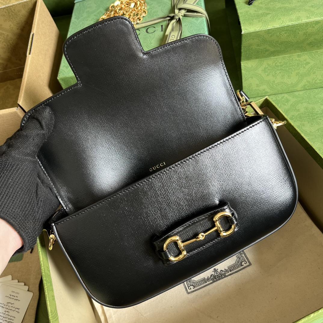 Gucci Horsebit 1955 Small Shoulder Bag(24-13-5cm)   - FashionPlug