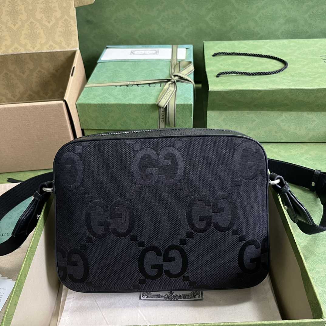 Gucci Jumbo GG Messenger Bag(25.5-20-6cm) - FashionPlug