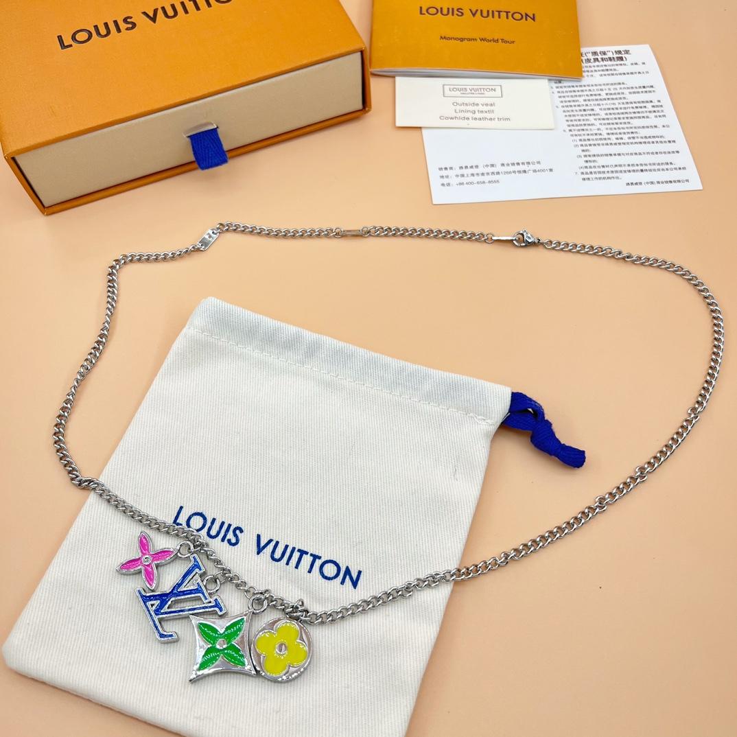 Louis Vuitton LV Instinct Necklace     M01125 - FashionPlug