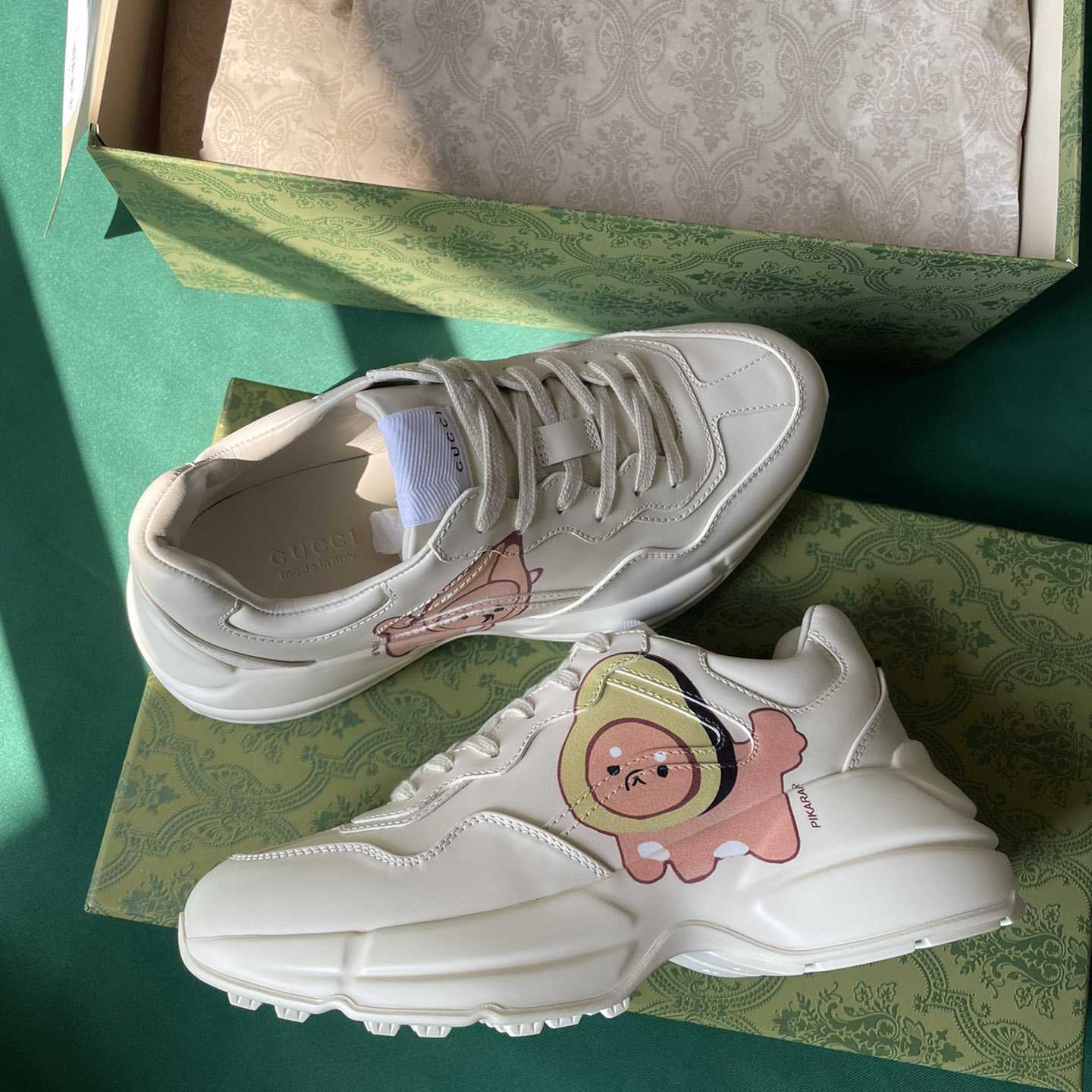 Gucci Rhyton Sneaker With Animal Print(upon uk size) - FashionPlug