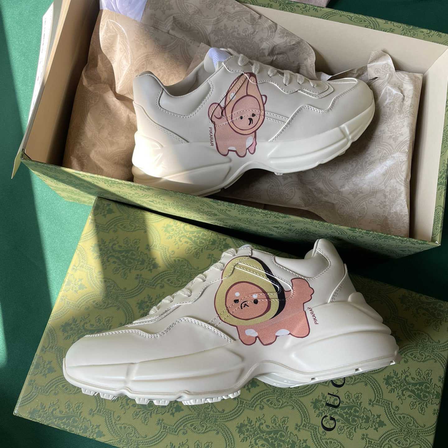 Gucci Rhyton Sneaker With Animal Print(upon uk size) - FashionPlug