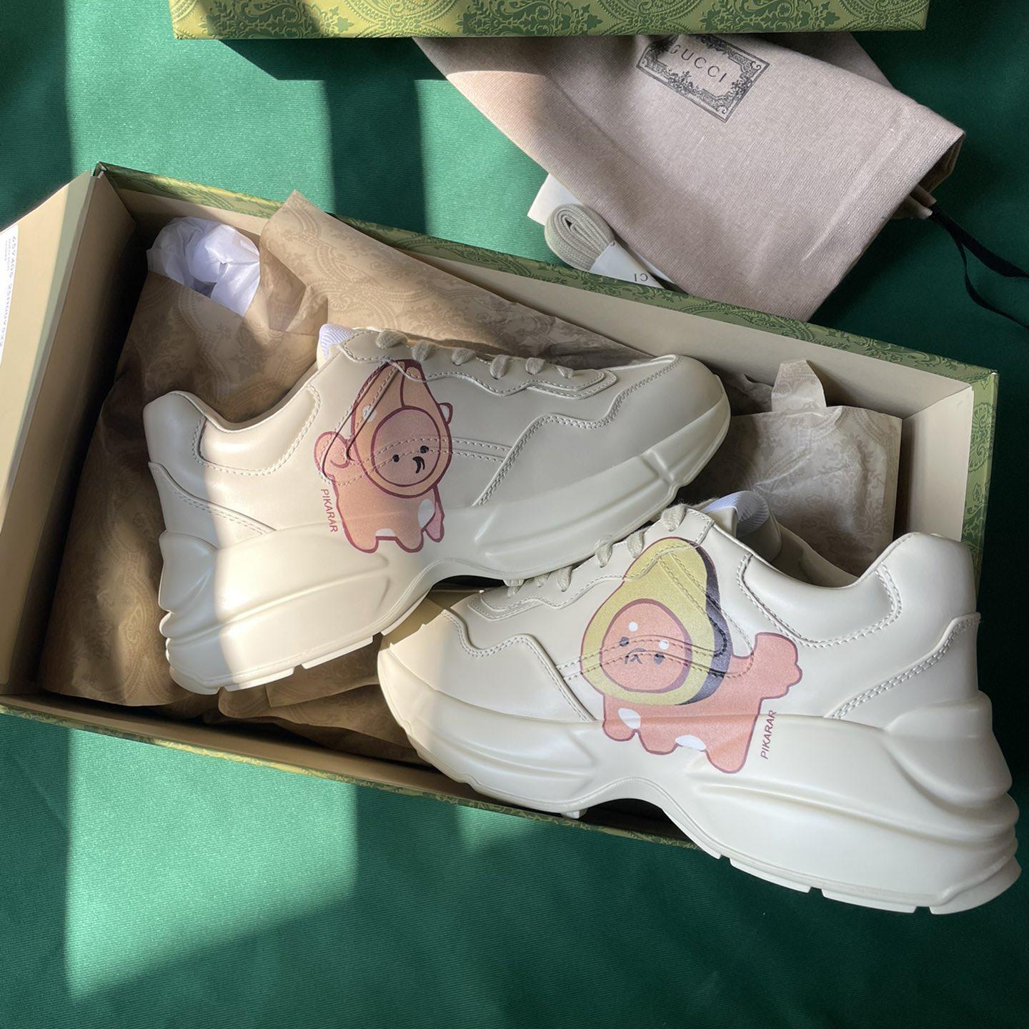 Gucci Rhyton Sneaker With Animal Print(upon uk size) - FashionPlug