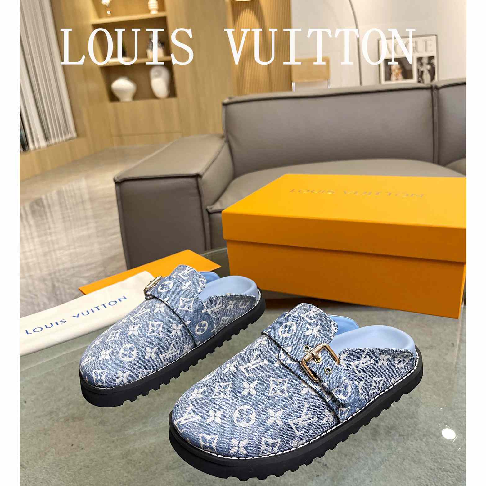 Louis Vuitton Lv Cosy Flat Comfort Clog         1AB3PD - FashionPlug