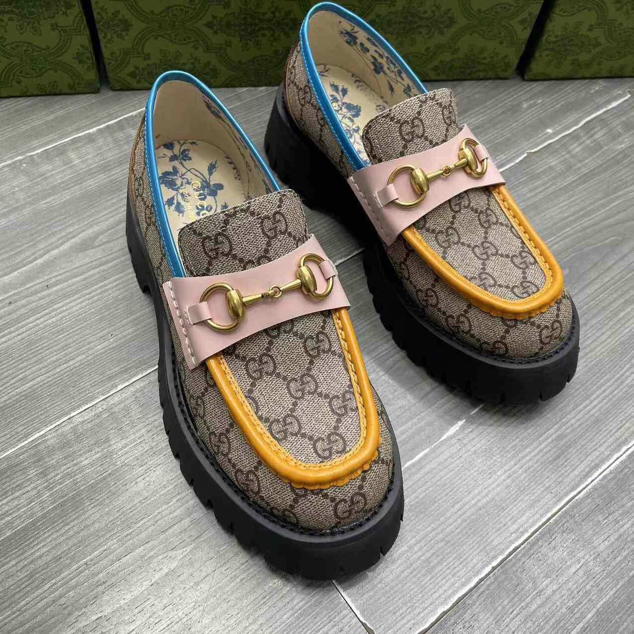 Gucci Women's GG Lug Sole Loafer - FashionPlug