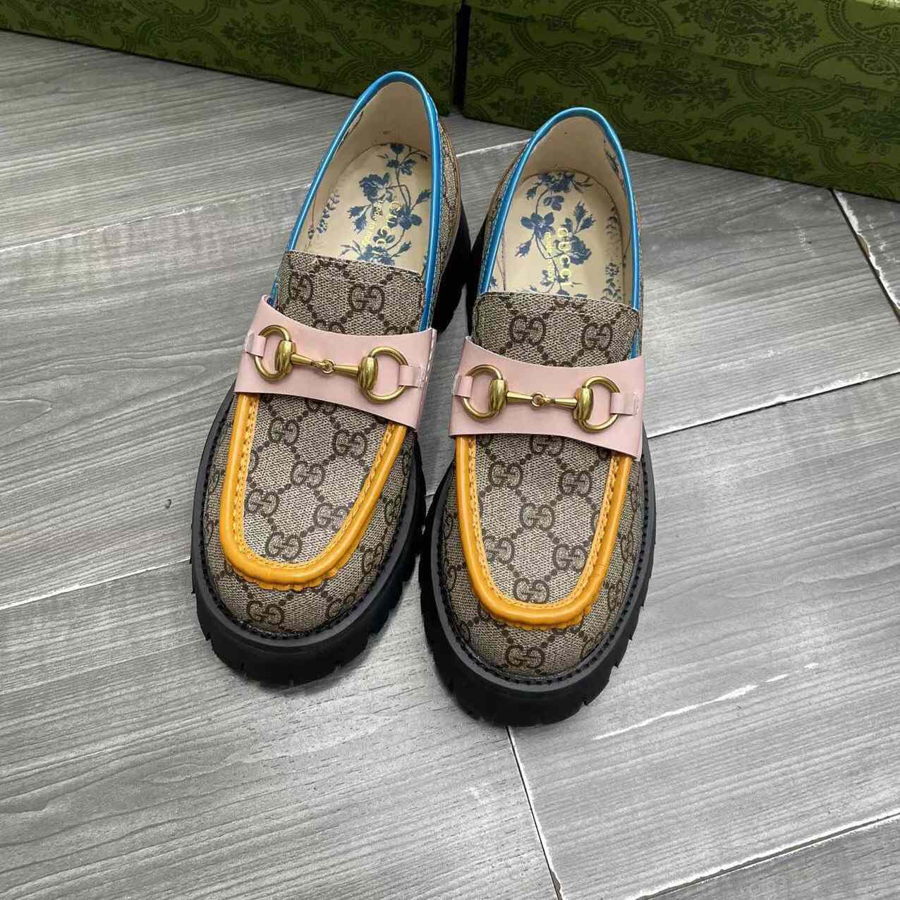 Gucci Women's GG Lug Sole Loafer - FashionPlug