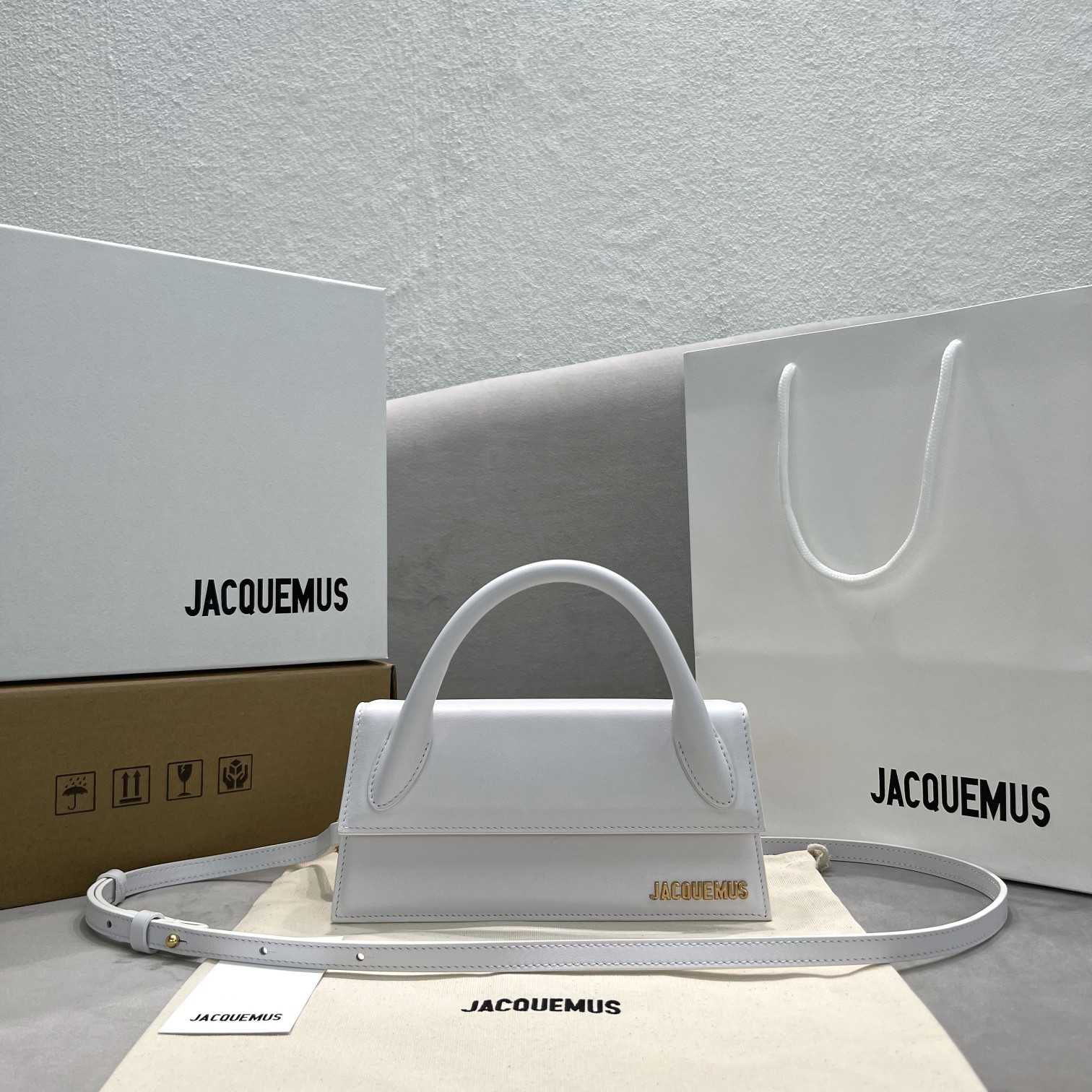 Jacquemus Le Chiquito Long Leather Handbag - FashionPlug