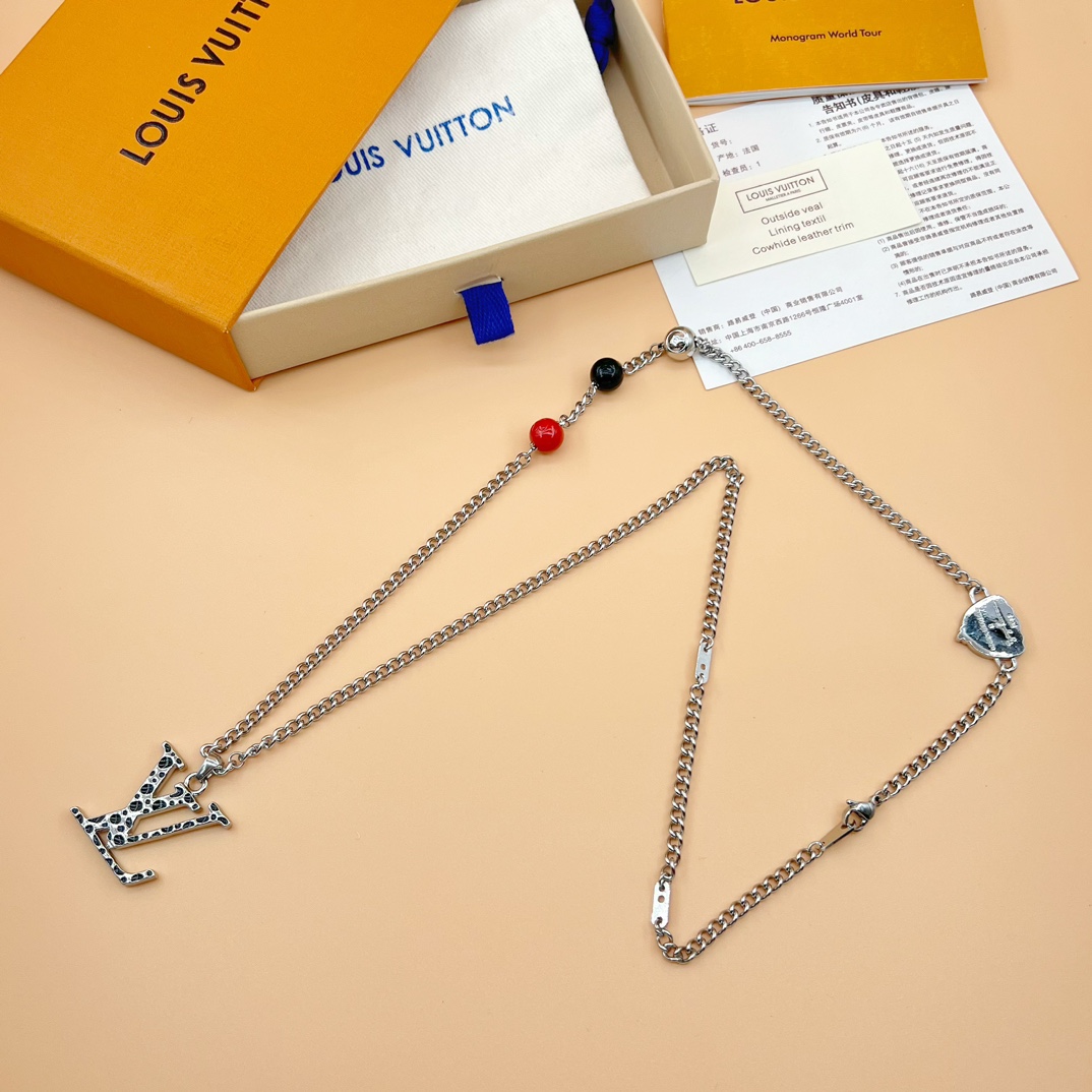 Louis Vuitton LV x YK LV Infinity Dots Pendant     M01089 - FashionPlug