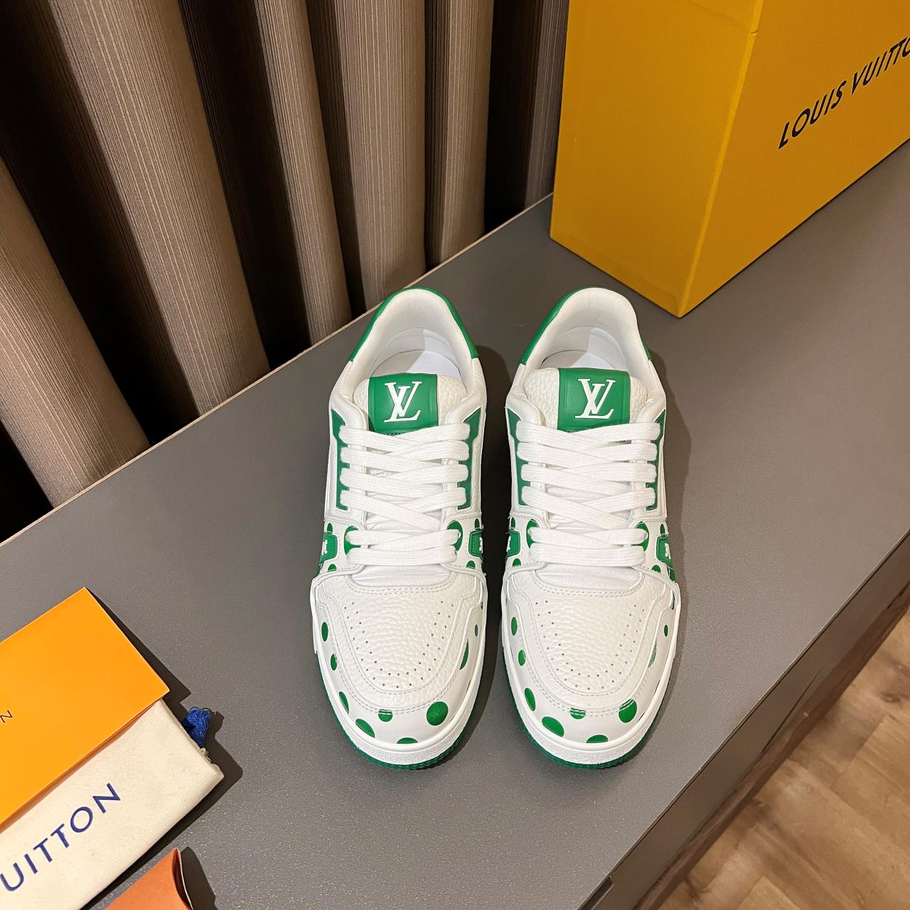 Louis Vuitton LV x YK LV Trainer Sneaker(upon uk size)   - FashionPlug