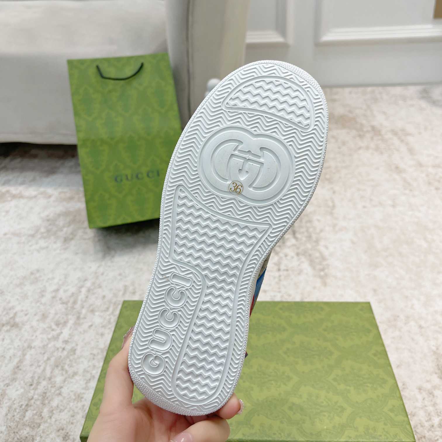 Gucci GG Screener Sneaker (upon uk size) - FashionPlug