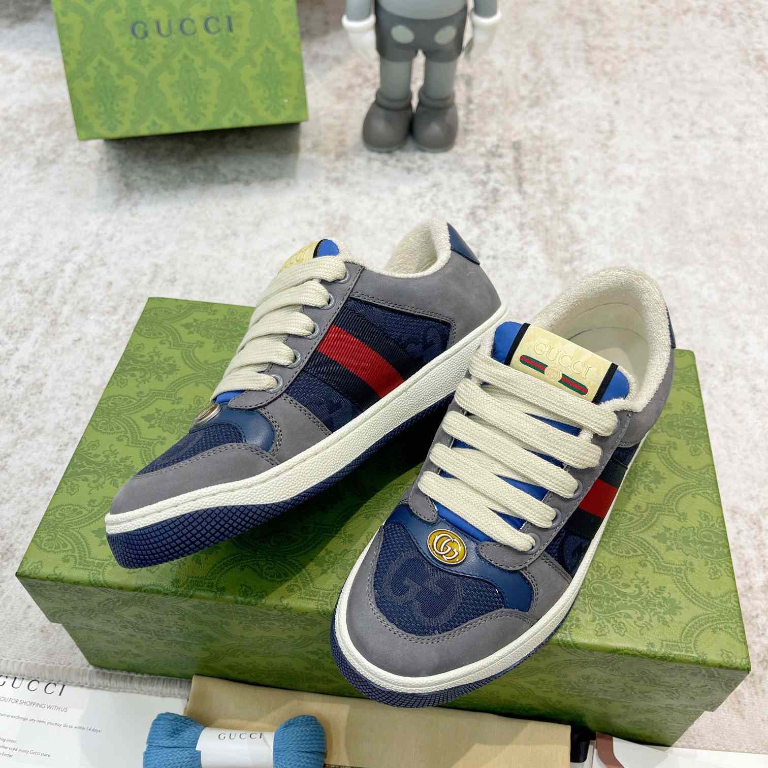 Gucci GG Screener Sneaker (upon uk size) - FashionPlug