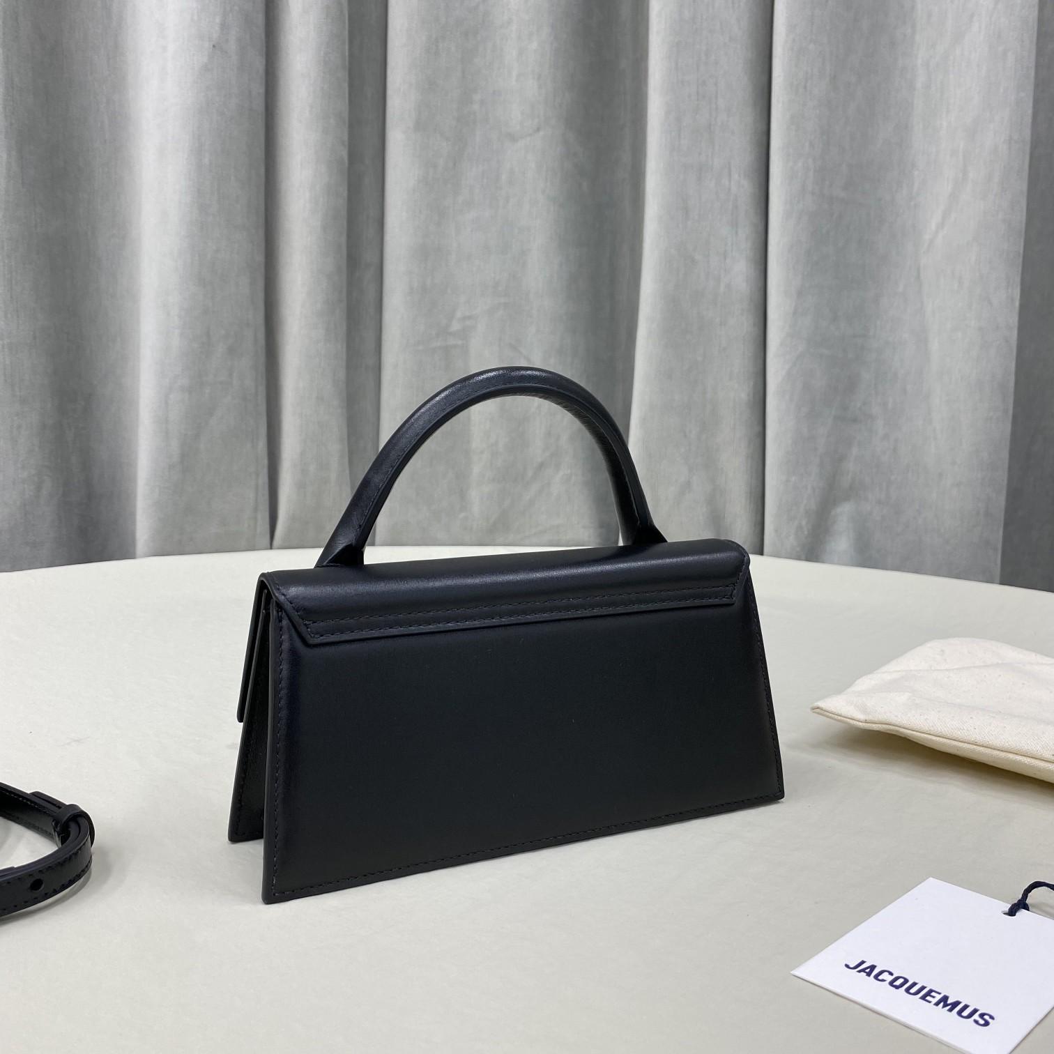 Jacquemus Le Chiquito Long Leather Handbag - FashionPlug