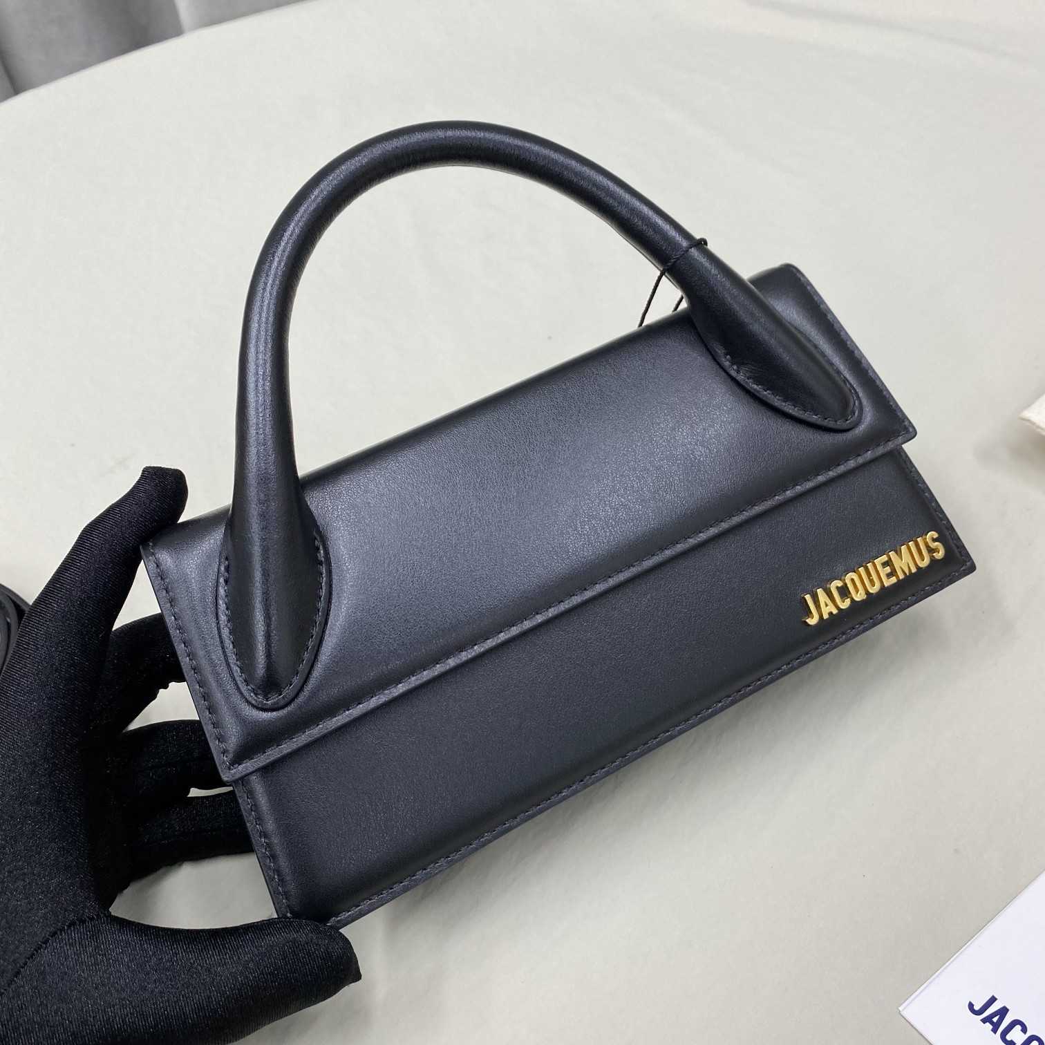Jacquemus Le Chiquito Long Leather Handbag - FashionPlug