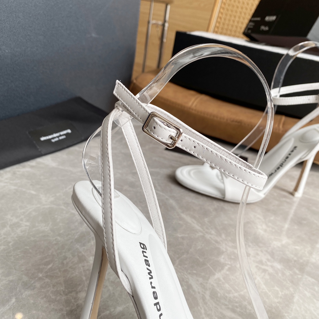 Alexander Wang Dahlia 105 Bow Sandal In Satin - FashionPlug