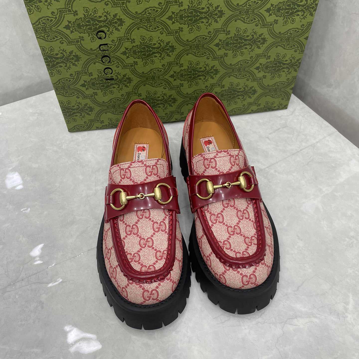 Gucci Women's GG Lug Sole Loafer - FashionPlug