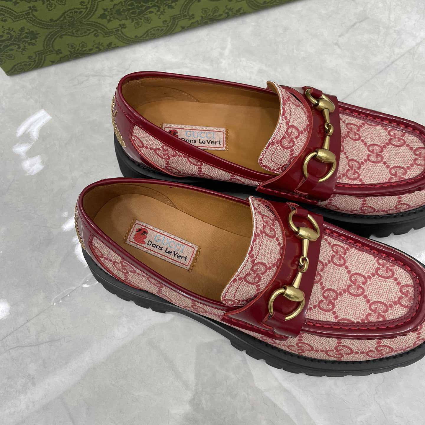 Gucci Women's GG Lug Sole Loafer - FashionPlug