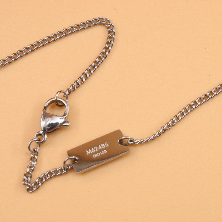 Louis Vuitton Monogram Charms Necklace    M62485 - FashionPlug