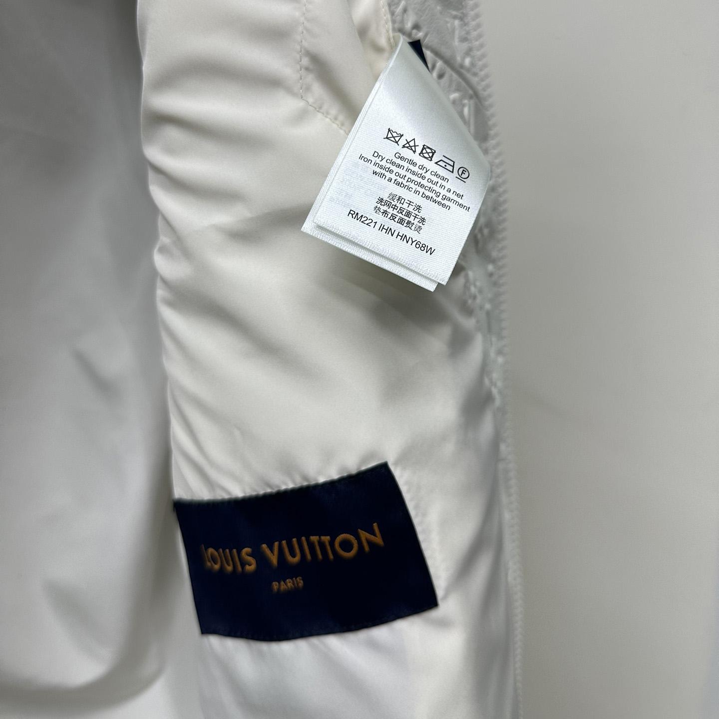 Louis Vuitton LVSE Debossed Monogram Mix Leather Blouson     1AAT5Q - FashionPlug