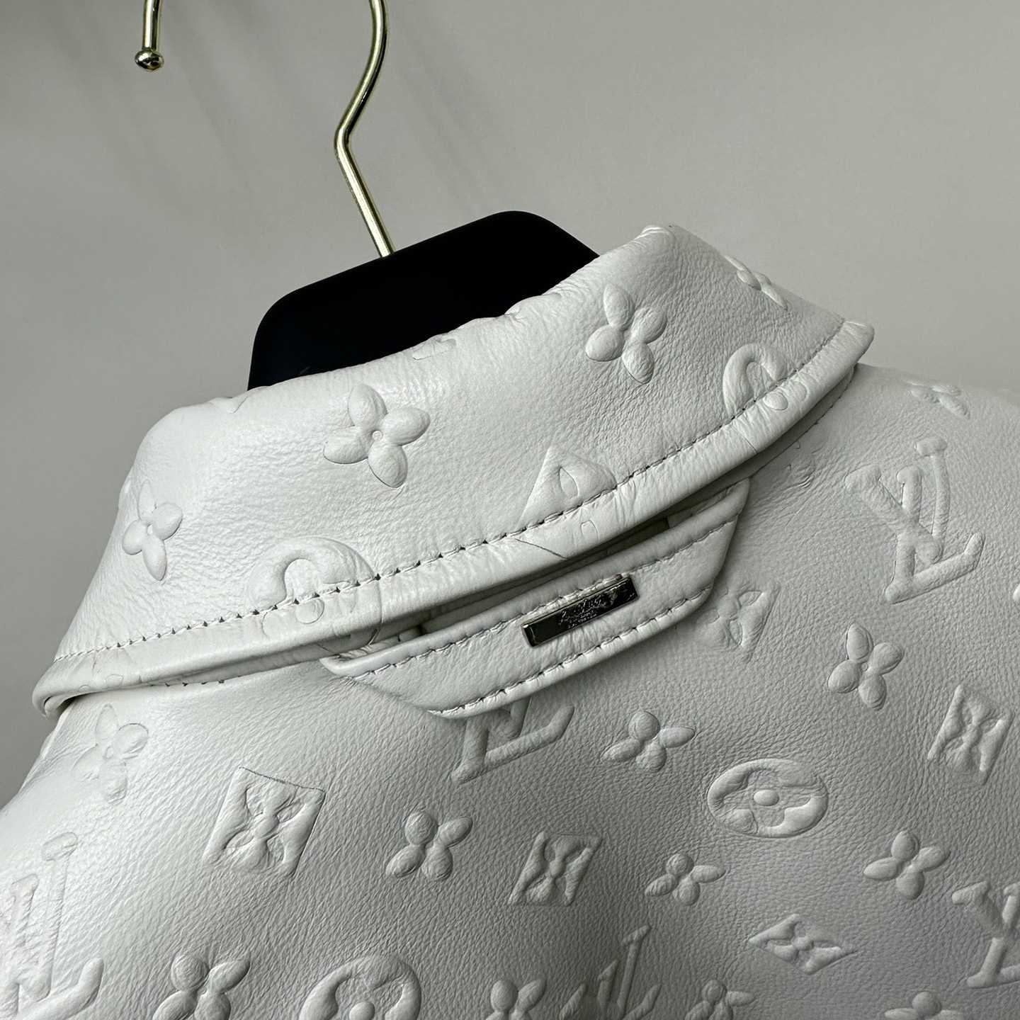 Louis Vuitton LVSE Debossed Monogram Mix Leather Blouson     1AAT5Q - FashionPlug