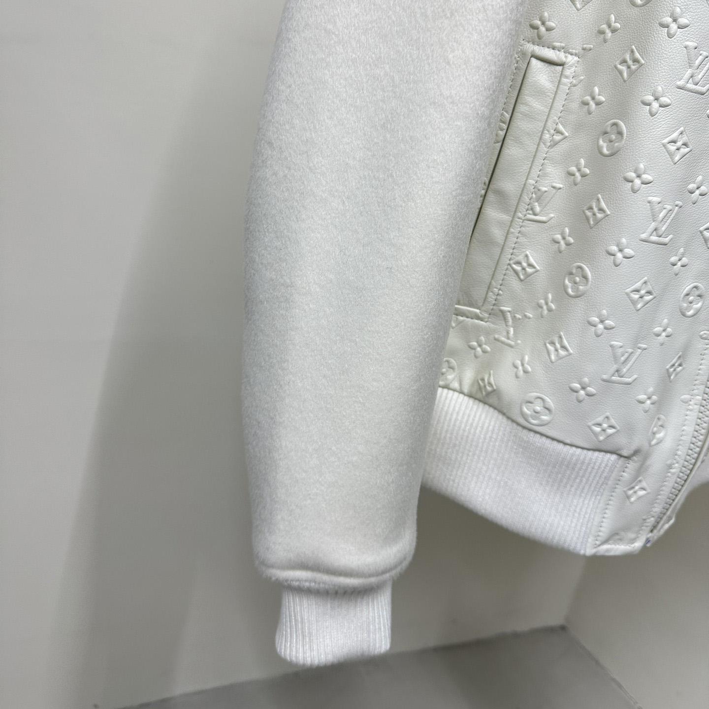 Louis Vuitton LVSE Debossed Monogram Mix Leather Blouson     1AAT5Q - FashionPlug