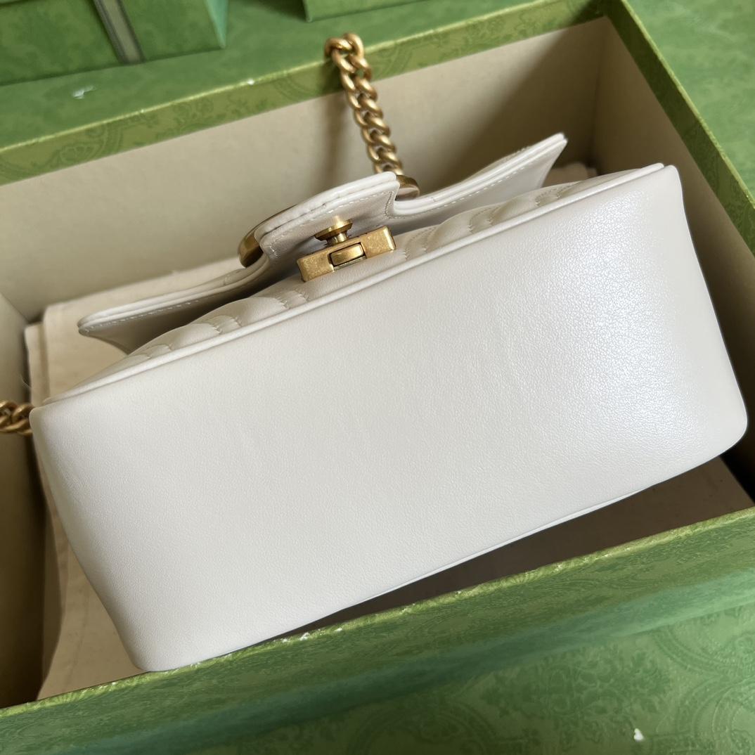 Gucci GG Marmont Mini Shoulder Bag(18-13.5-8cm) - FashionPlug