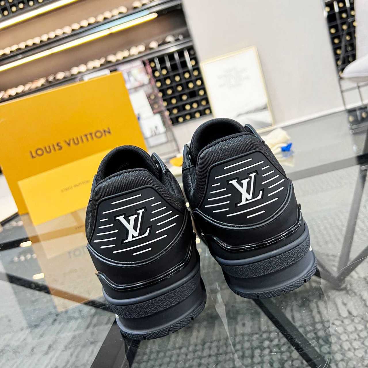 Louis Vuitton Trainer Sneaker (upon uk size)     - FashionPlug