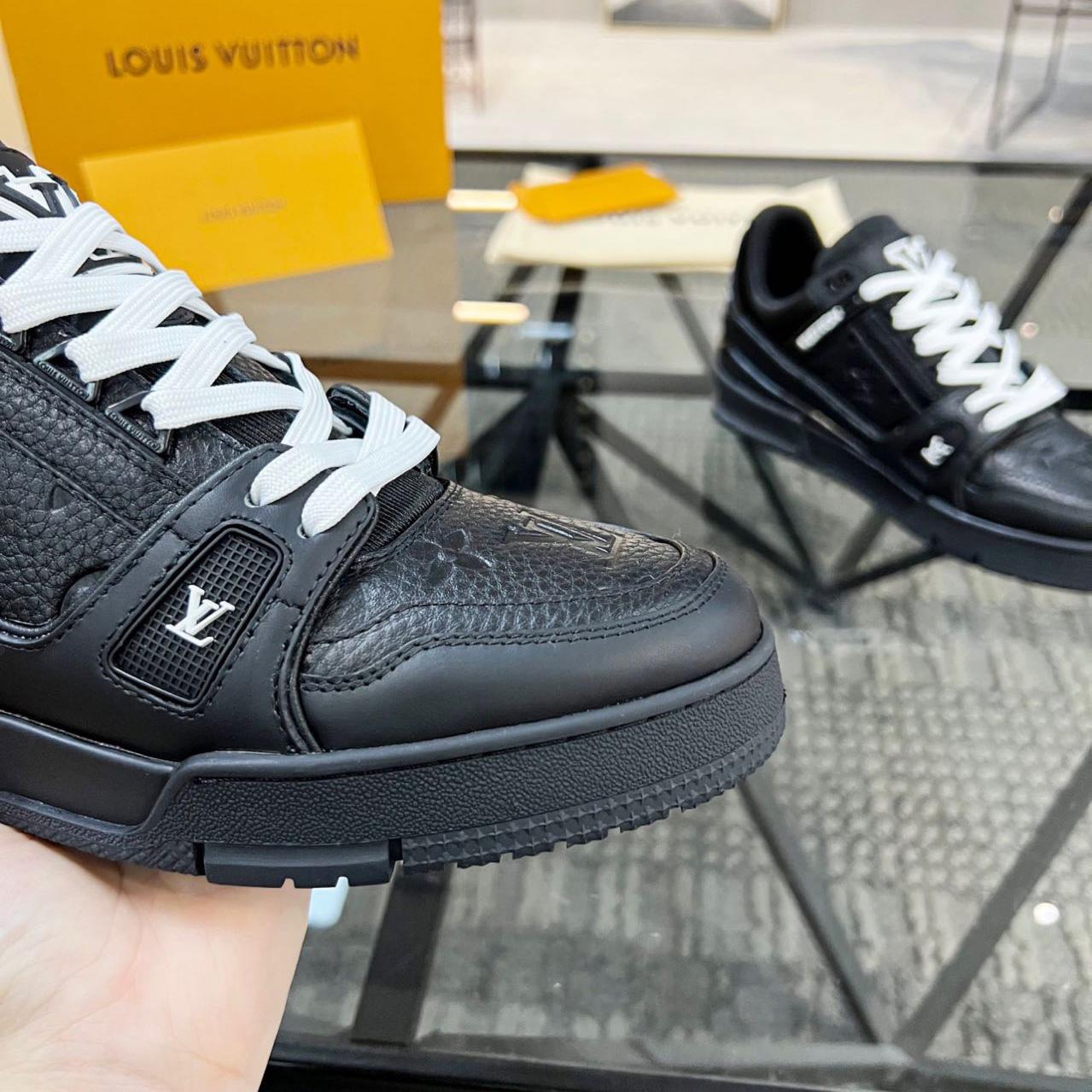 Louis Vuitton Trainer Sneaker (upon uk size)     - FashionPlug