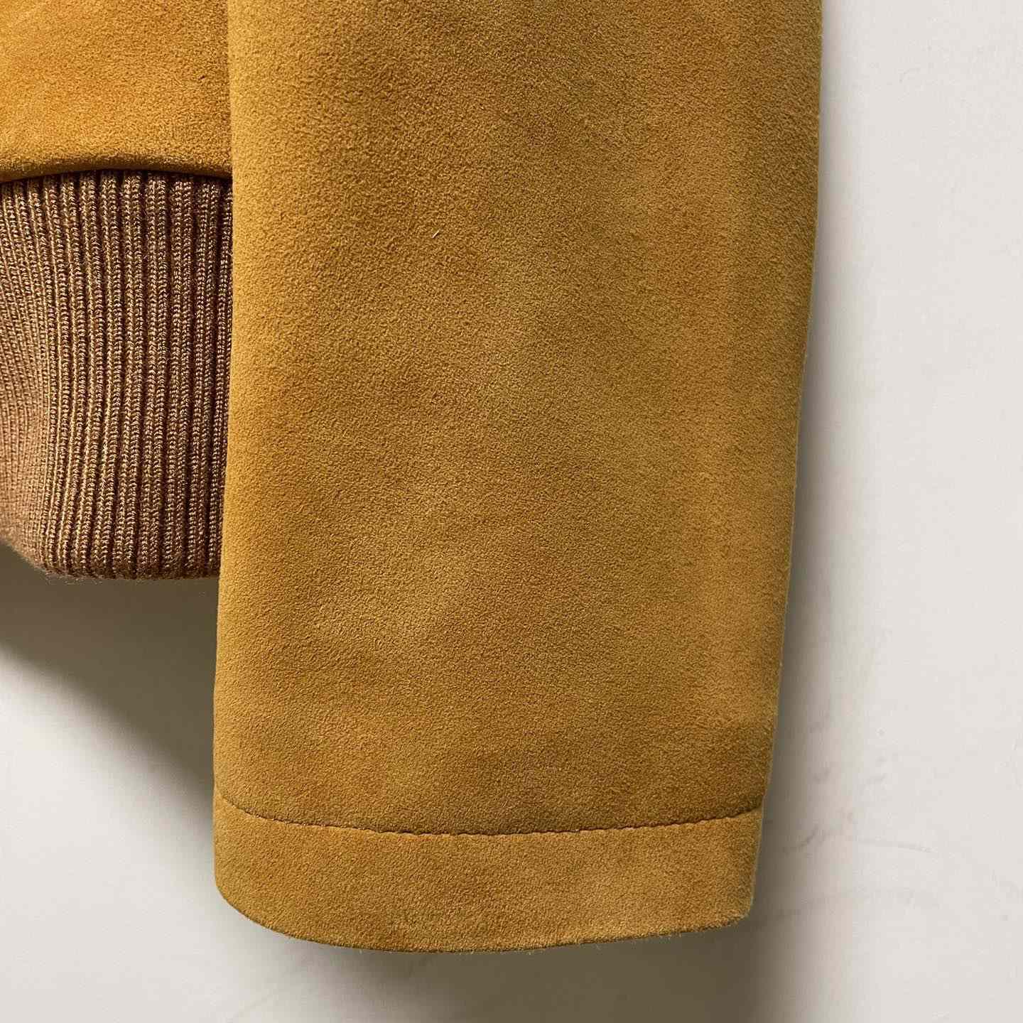 Prada Suede Bomber Jacket - FashionPlug
