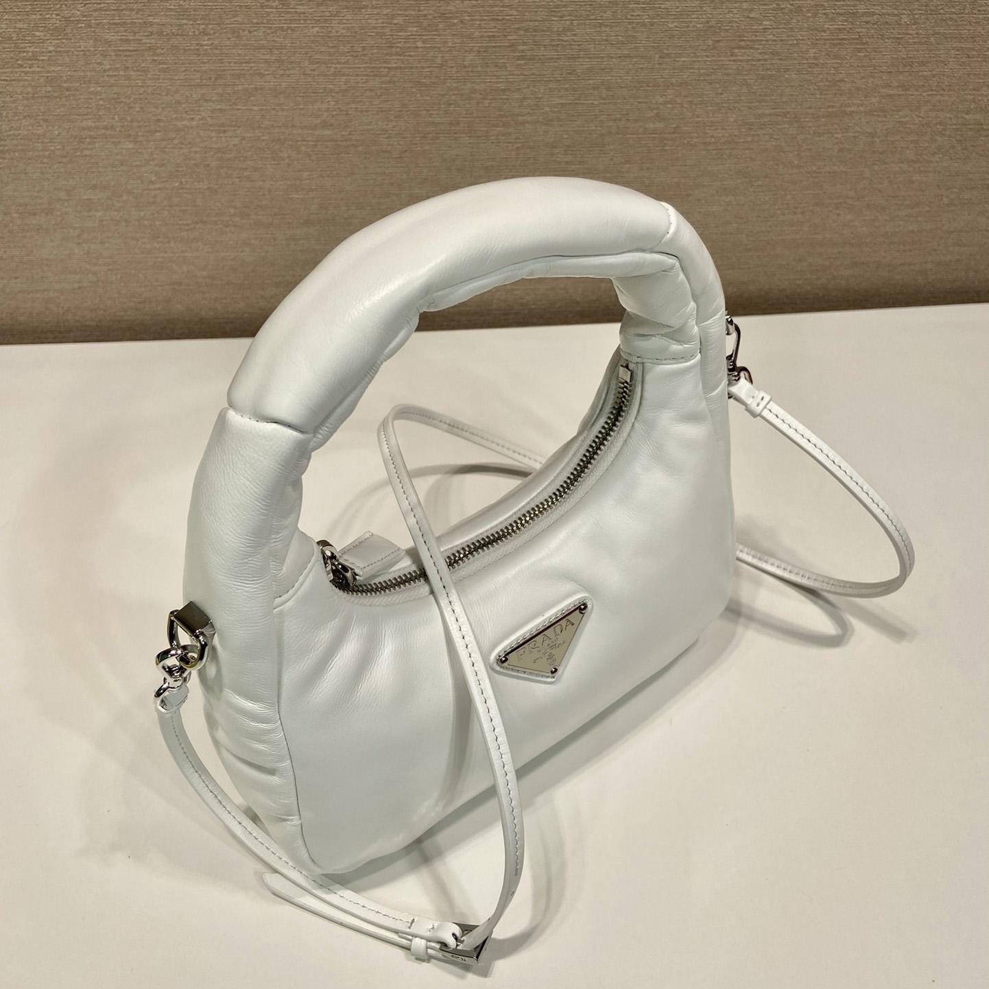 Prada Soft Padded Nappa Leather Mini-Bag - FashionPlug