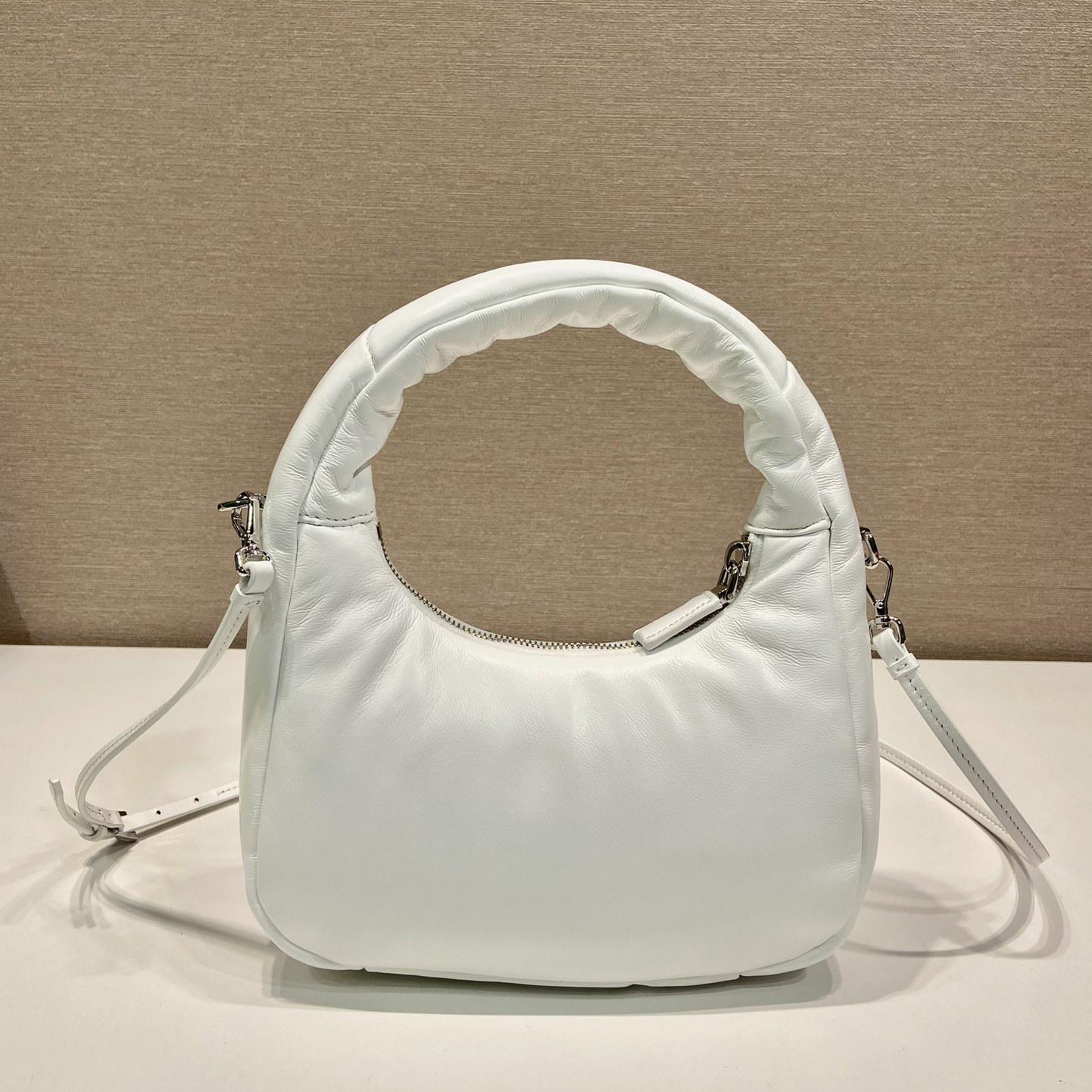 Prada Soft Padded Nappa Leather Mini-Bag - FashionPlug