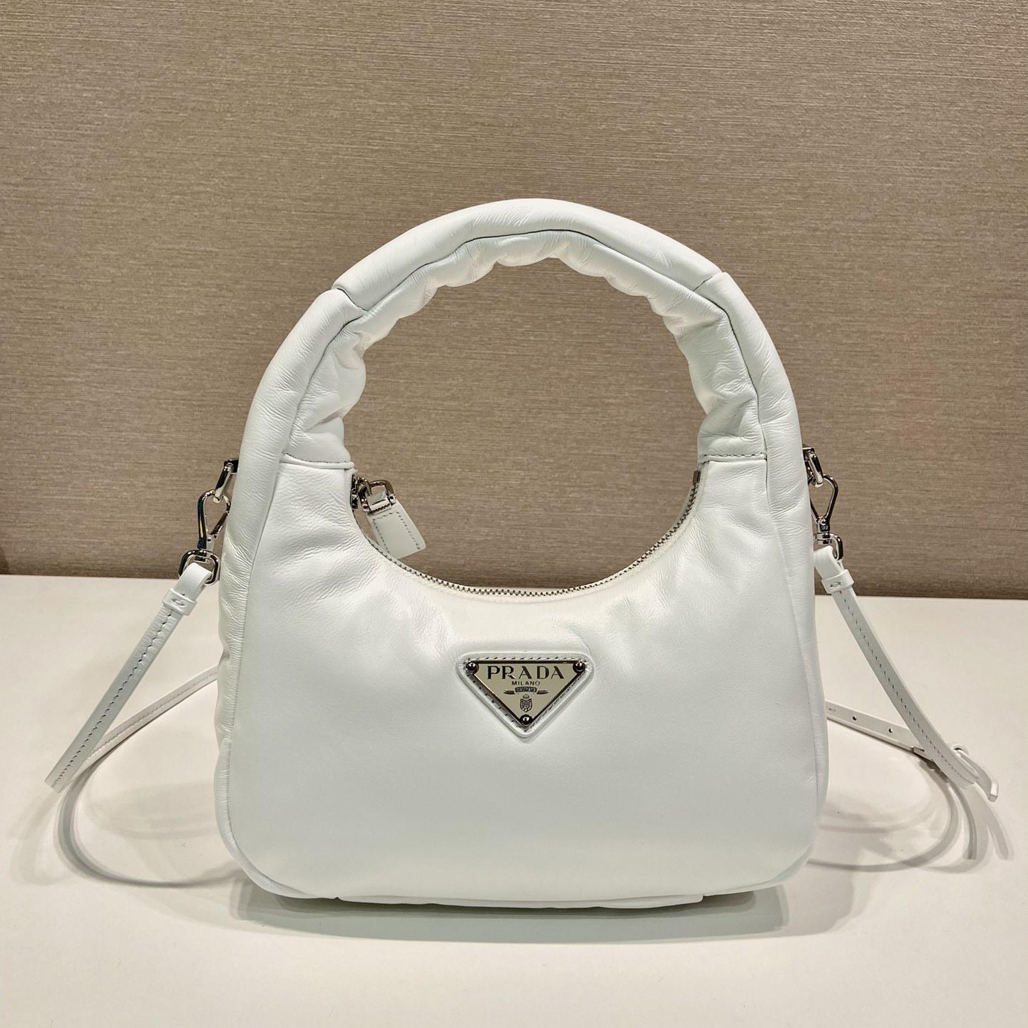 Prada Soft Padded Nappa Leather Mini-Bag - FashionPlug