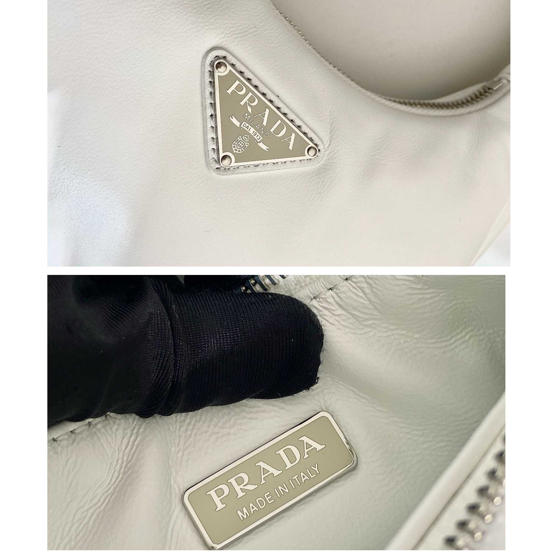 Prada Soft Padded Nappa Leather Mini-Bag - FashionPlug
