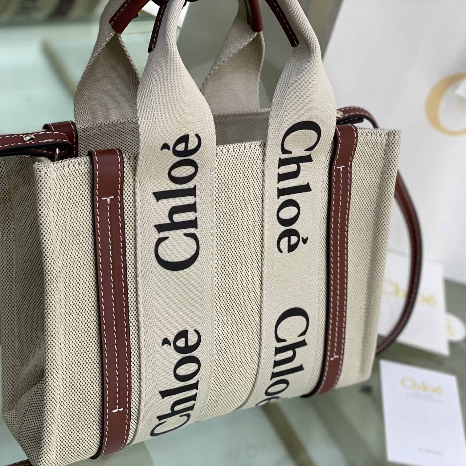 Chloe Small Woody Tote Bag - FashionPlug