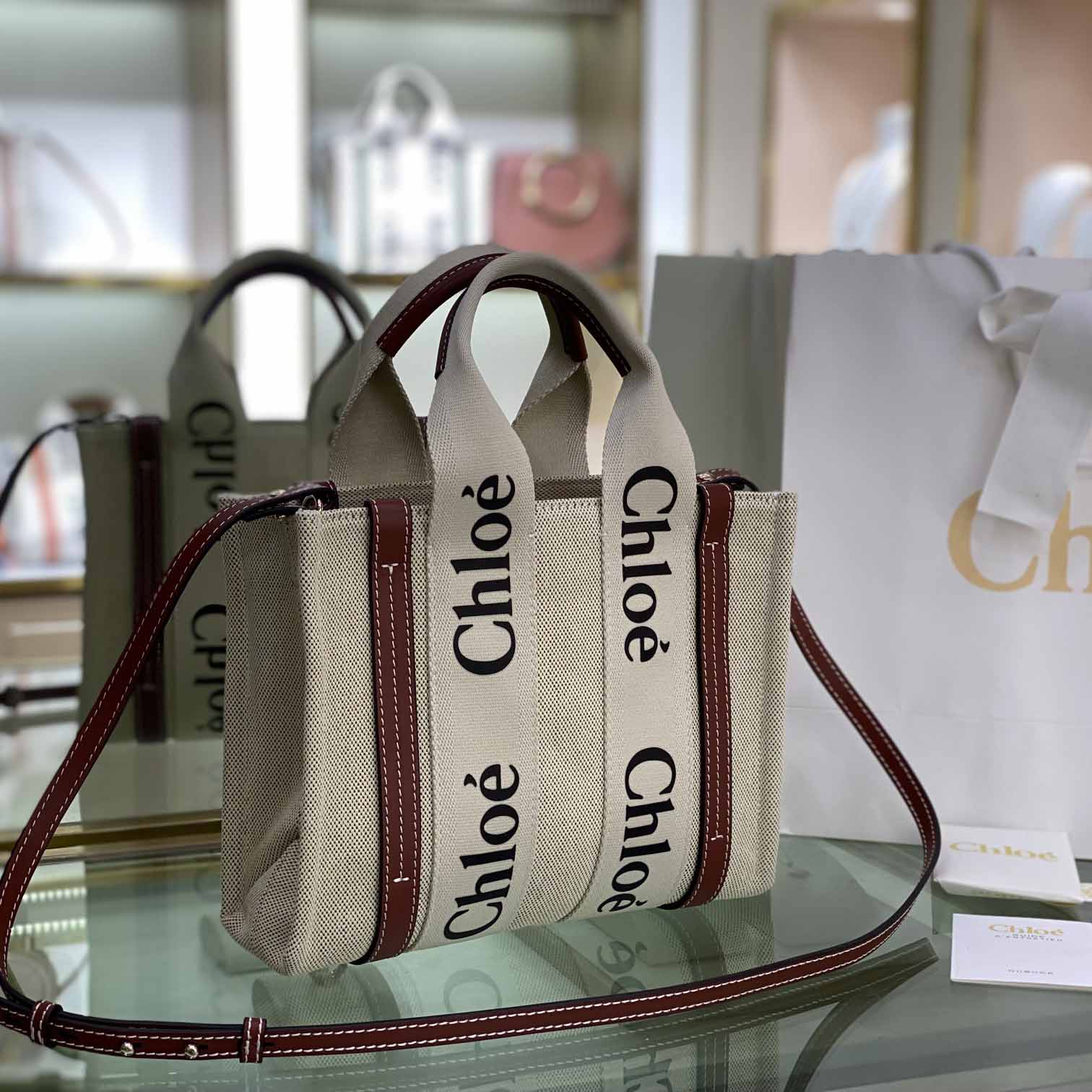 Chloe Small Woody Tote Bag - FashionPlug