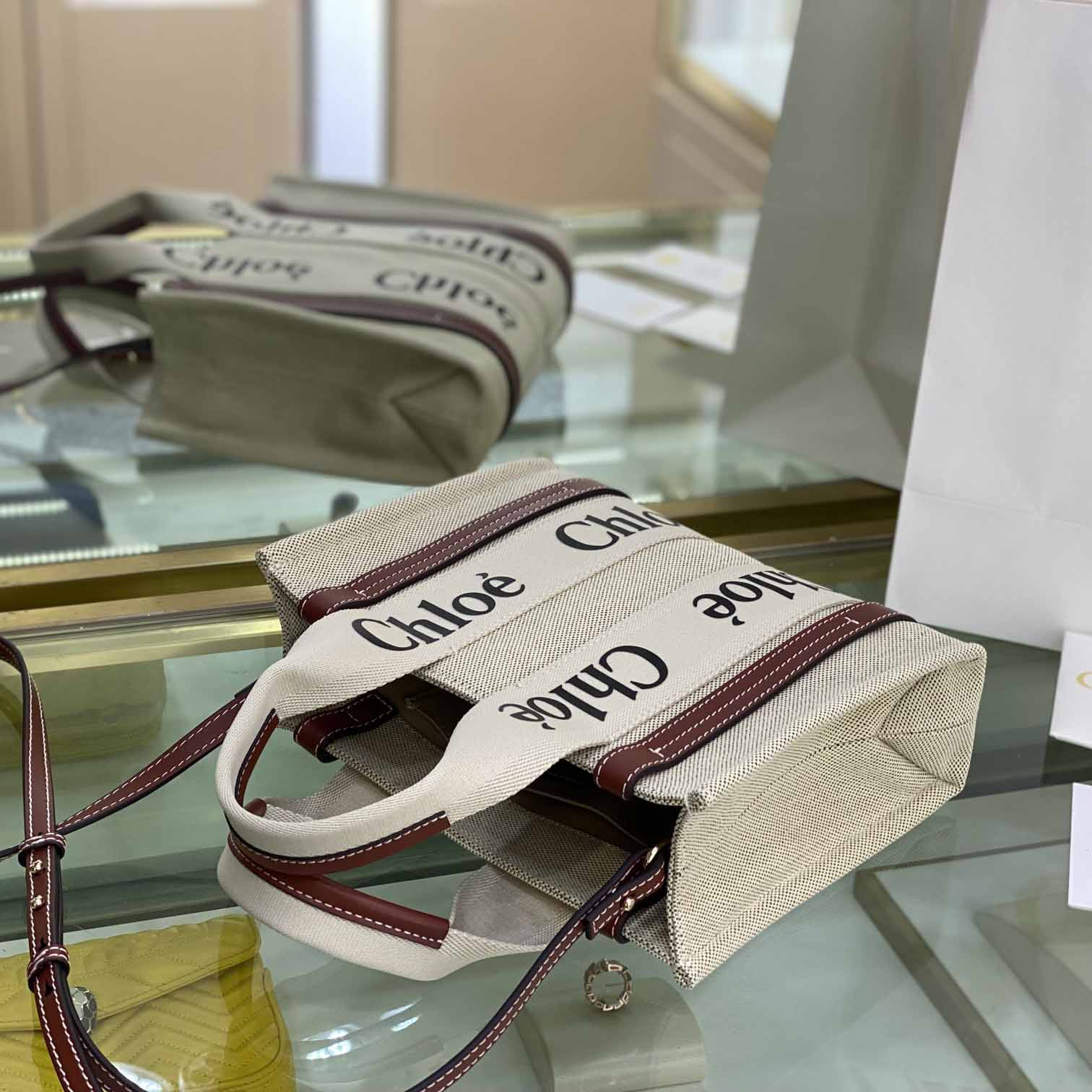Chloe Small Woody Tote Bag - FashionPlug