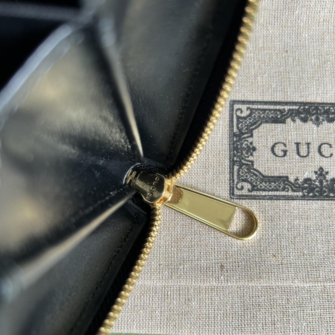 Gucci GG Matelasse Zip-around Wallet - FashionPlug