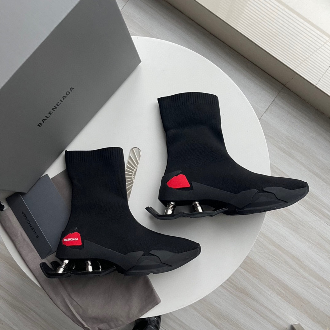 Balenciaga Speed Sneaker In Black - FashionPlug