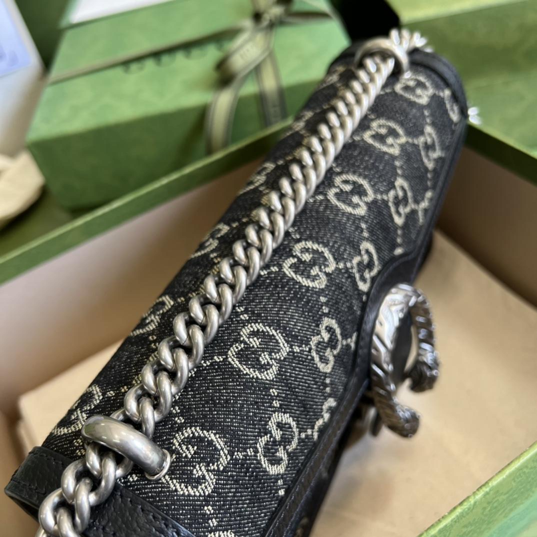 Gucci Dionysus GG Small Shoulder Bag(25-13.5-7cm)   - FashionPlug
