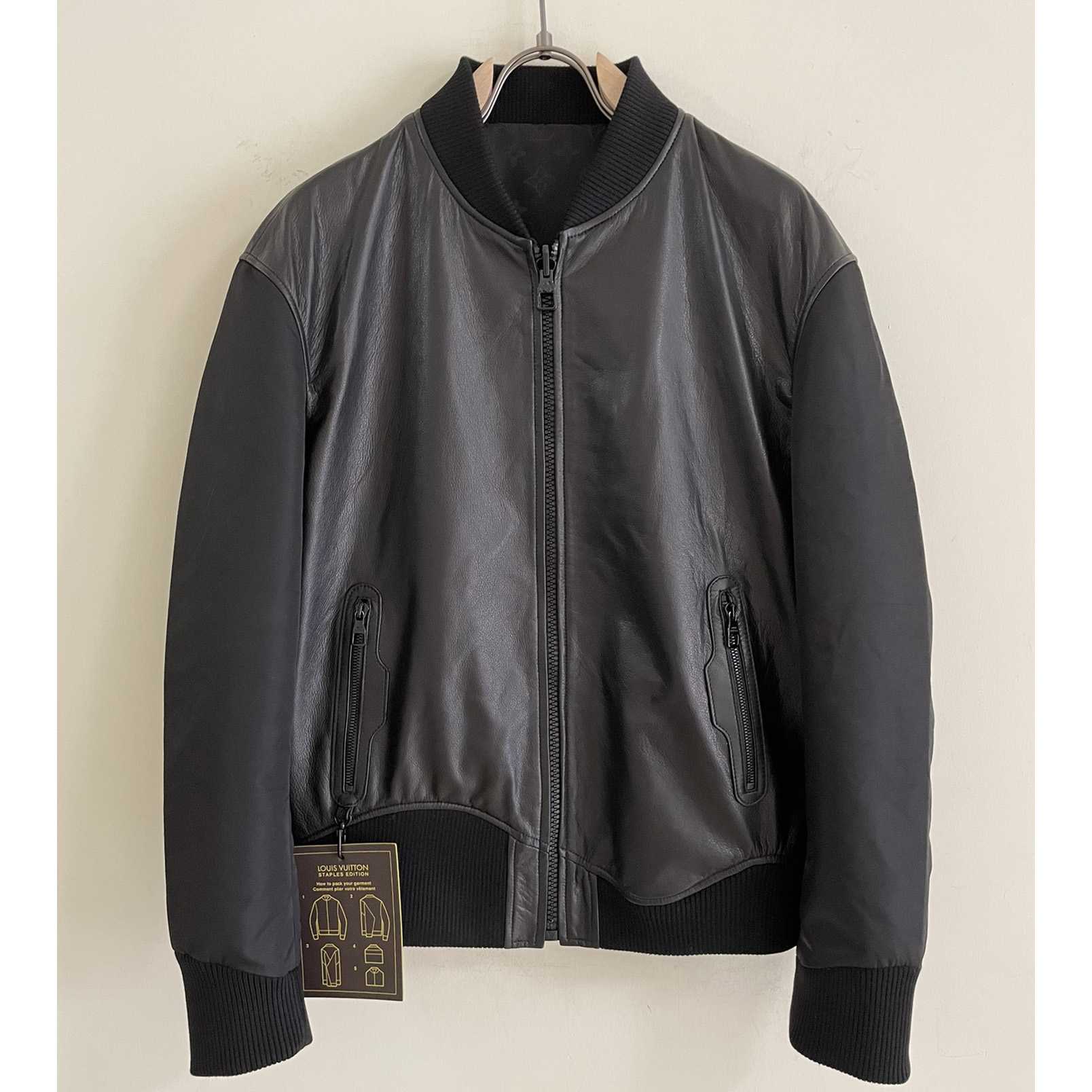 Louis Vuitton Reversible Leather Nylon Jacket    1A5VFU - FashionPlug