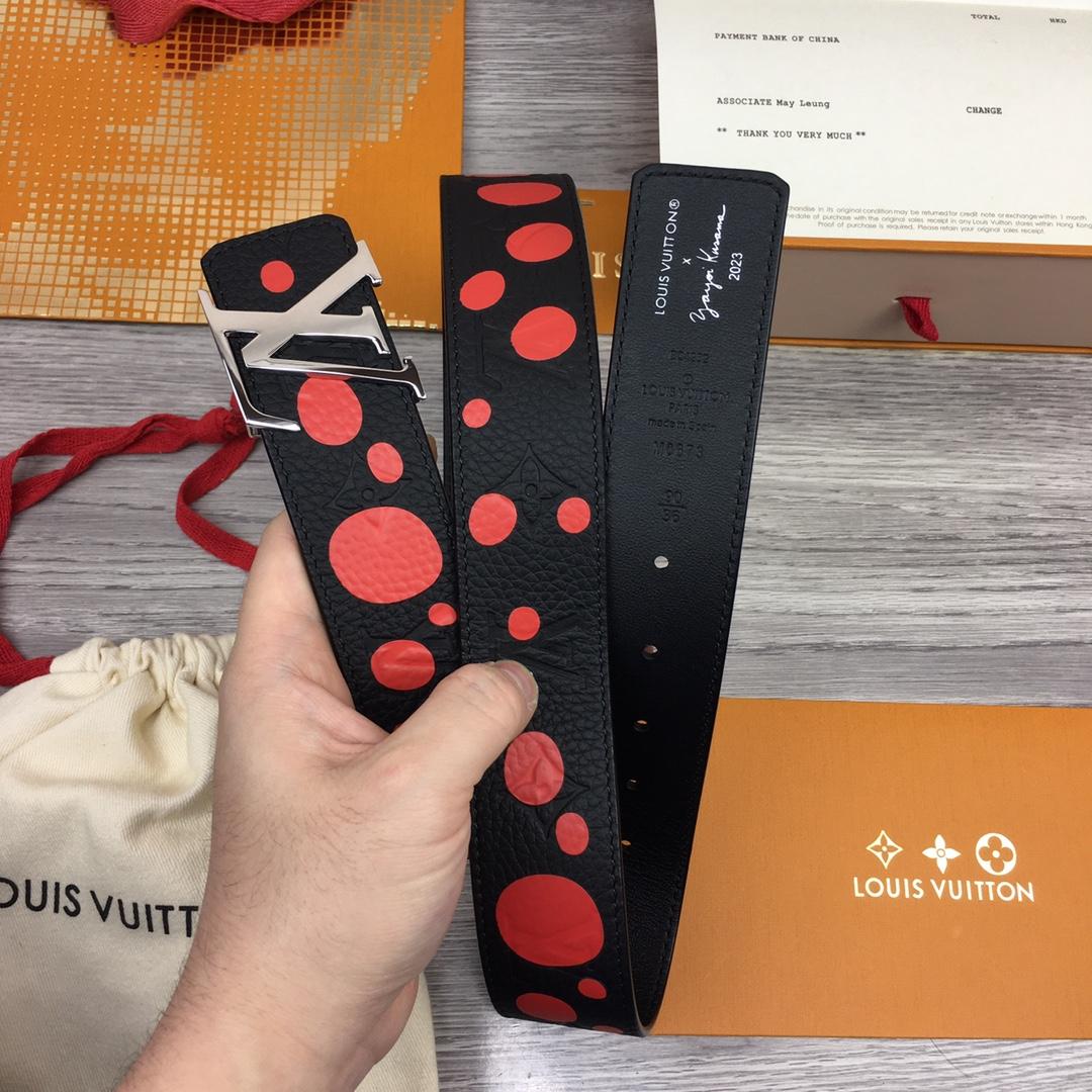 Louis Vuitton LV X YK LV Initiales 40MM Reversible Belt    - FashionPlug