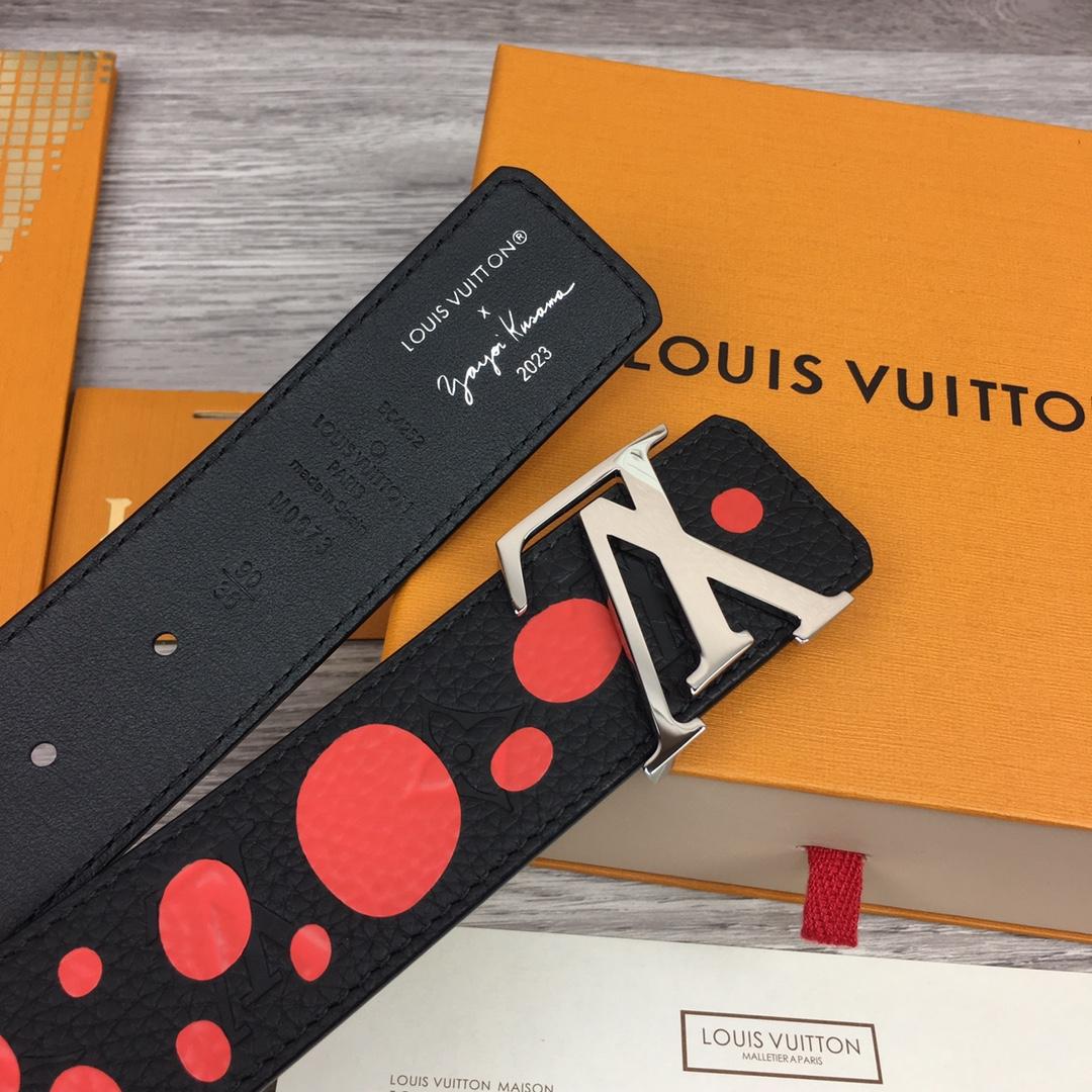 Louis Vuitton LV X YK LV Initiales 40MM Reversible Belt    - FashionPlug