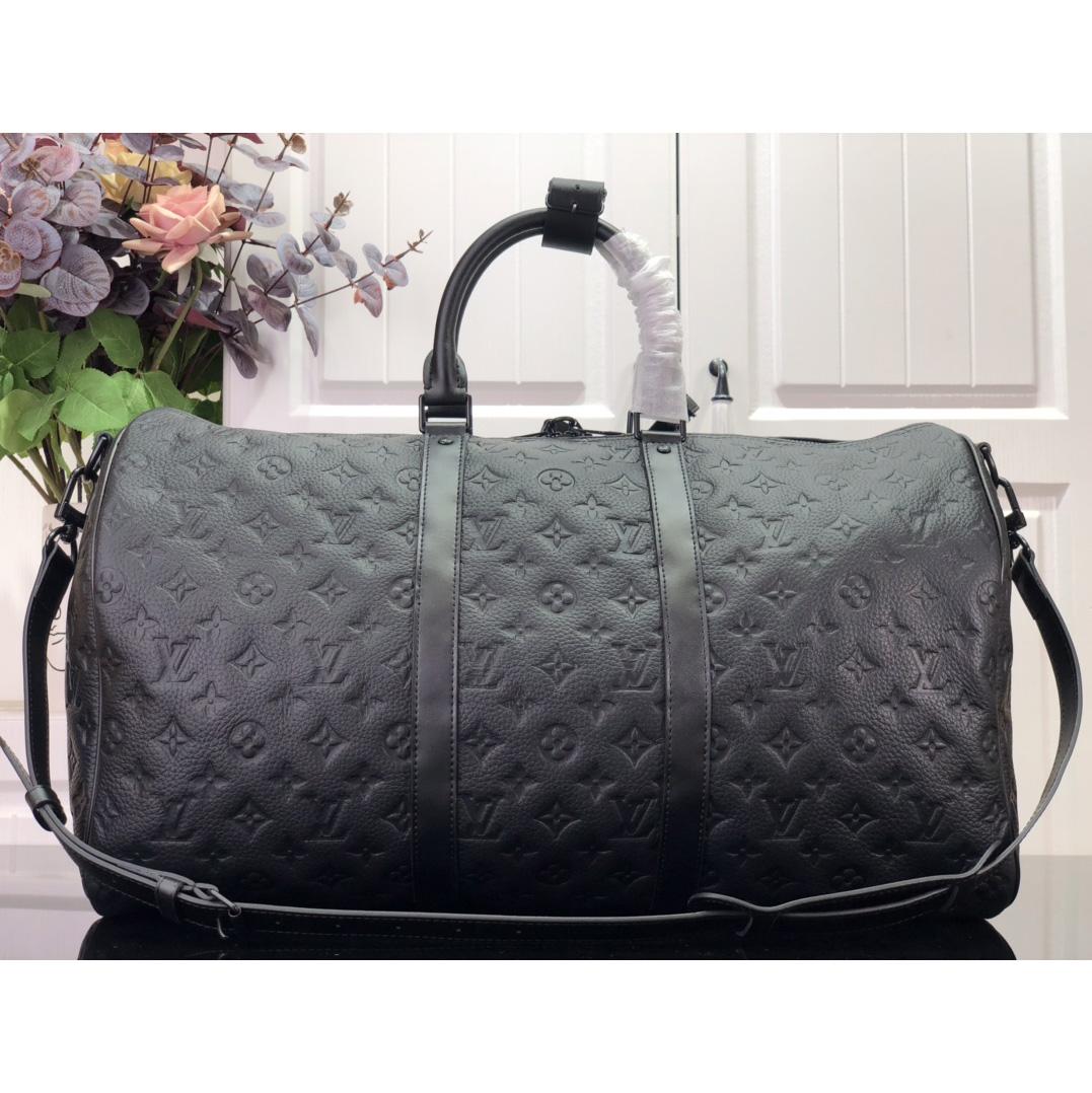 Louis Vuitton Keepall Bandoulière 50(50-29-23cm)    M59025 - FashionPlug