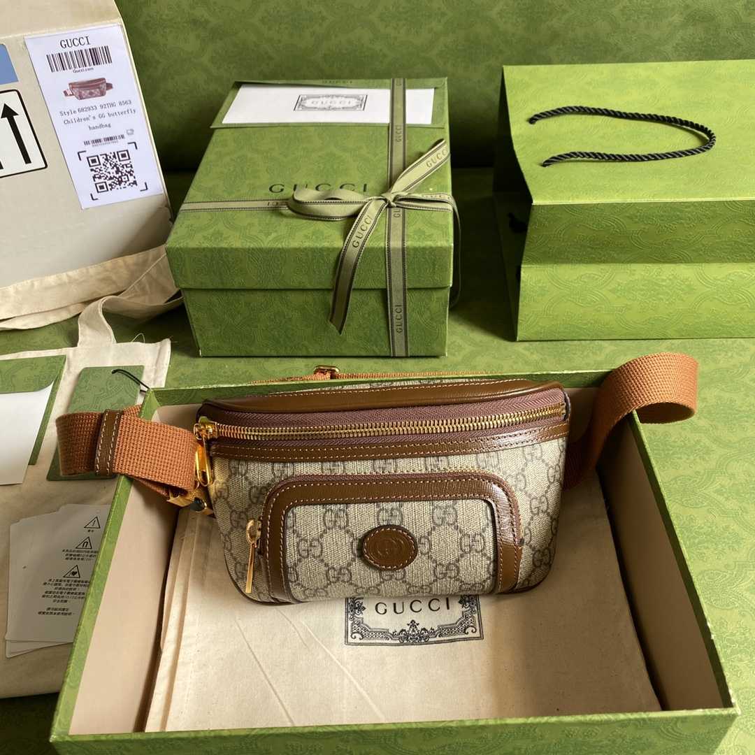 Gucci Belt Bag With Interlocking G(23x 12x 2.5cm) - FashionPlug