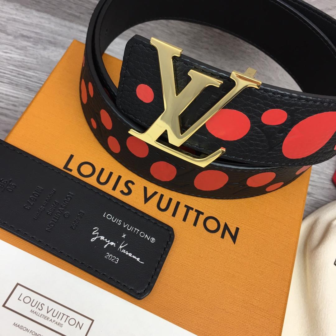 Louis Vuitton LV X YK LV Initiales 40MM Reversible Belt    - FashionPlug