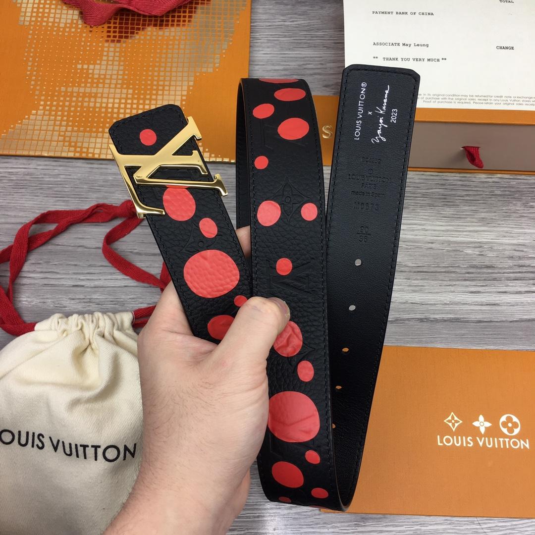 Louis Vuitton LV X YK LV Initiales 40MM Reversible Belt    - FashionPlug
