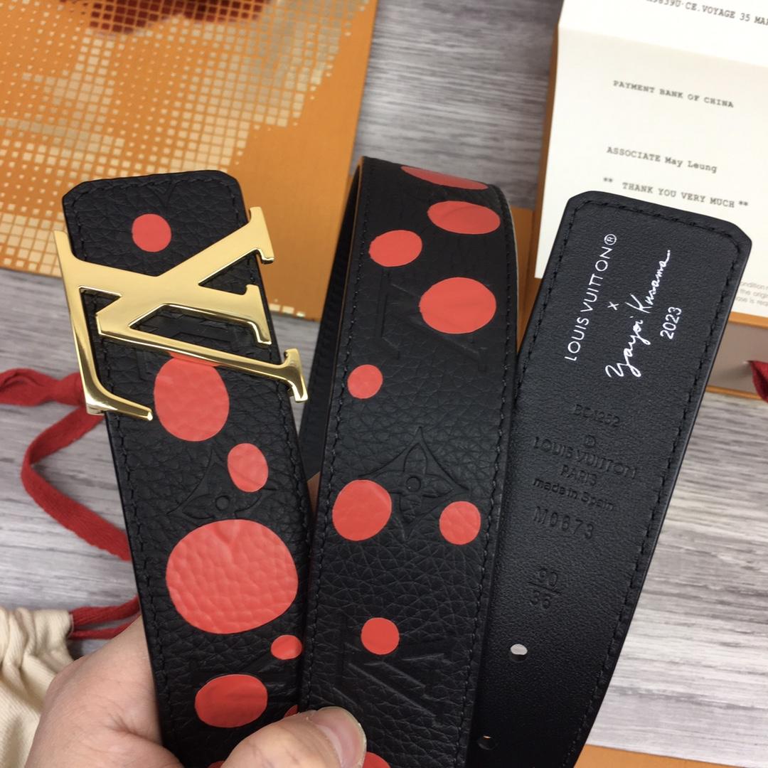 Louis Vuitton LV X YK LV Initiales 40MM Reversible Belt    - FashionPlug