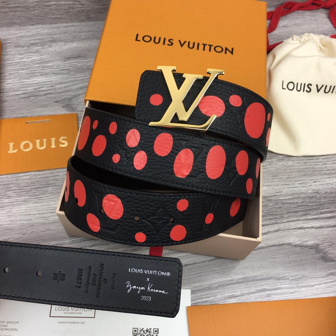 Louis Vuitton LV X YK LV Initiales 40MM Reversible Belt    - FashionPlug