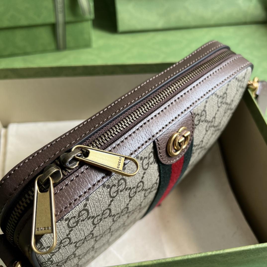 Gucci Ophidia GG Shoulder Bag(23.5-16-4.5cm) - FashionPlug