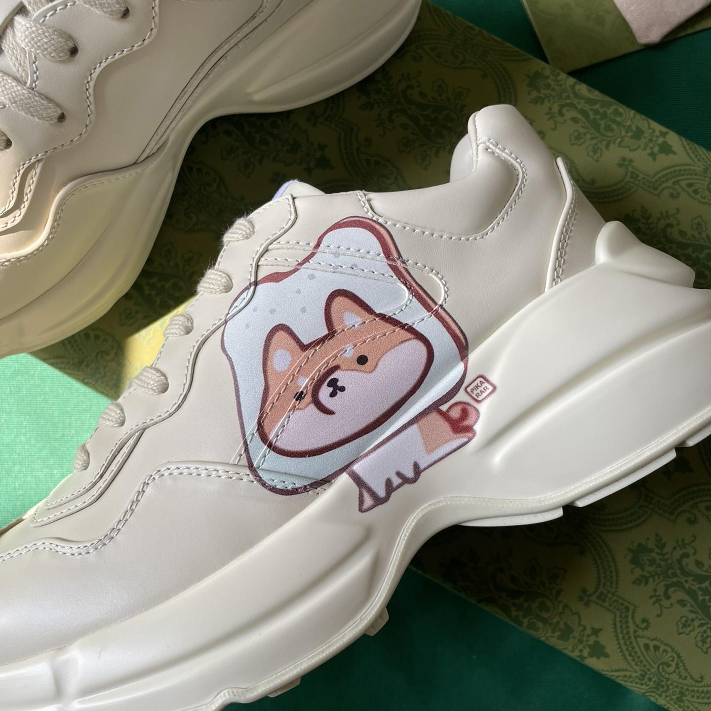 Gucci Rhyton Sneaker With Animal Print(upon uk size) - FashionPlug